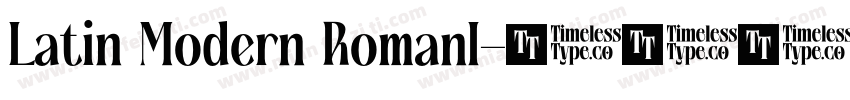 Latin Modern RomanI字体转换